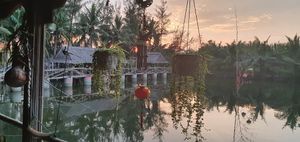 Sunset at Quoc Linh Eco Village Retreat in Hoi An