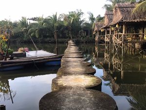 Path of life 💚 #Veganuary at Quoc Linh Eco Village Retreat in Hoi An