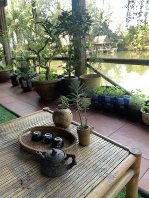 nice atmospheree  at Quoc Linh Eco Village Retreat in Hoi An