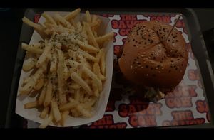 Parm fries and secret saucy at The Saucy Cow in Dublin