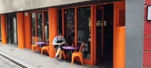 Facade (in progress...) at The Saucy Cow in Dublin