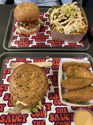 Our lunch  at The Saucy Cow in Dublin