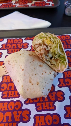 Ceaser wrap at The Saucy Cow in Dublin