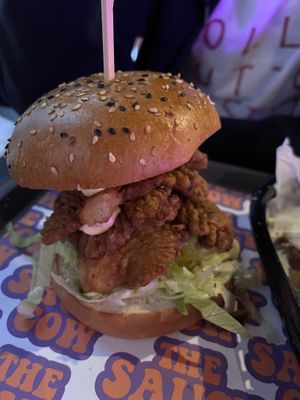 Mushroom burger   at The Saucy Cow in Dublin