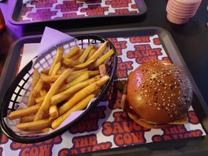 Doublz Cheese yummiiiii at The Saucy Cow in Dublin