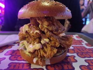 Mushroom burguer at The Saucy Cow in Dublin