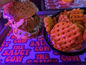 The Secret Saucy (oyster mushroom) at The Saucy Cow in Dublin