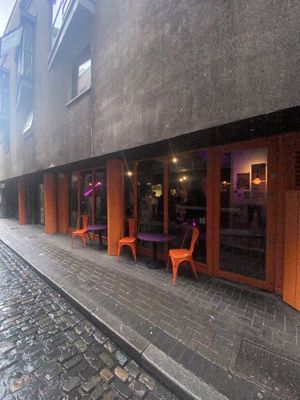 Outside   at The Saucy Cow in Dublin