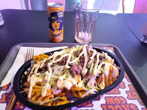 Loaded fries! at The Saucy Cow in Dublin