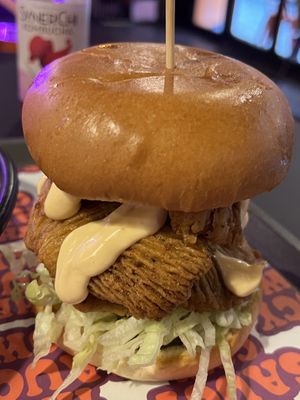 Secret Saucy mushroom burger   at The Saucy Cow in Dublin