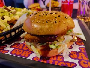 The Space Cowboy Burger at The Saucy Cow in Dublin