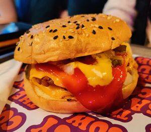 The Dzouble Cheeze Burger at The Saucy Cow in Dublin