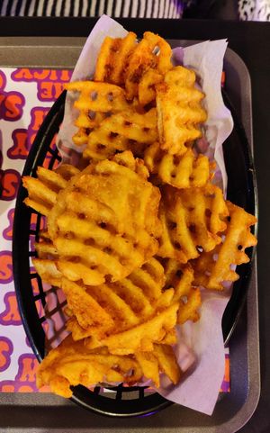 The Waffle Fries at The Saucy Cow in Dublin