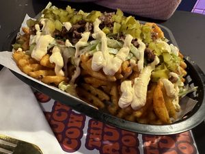 Mac Daddy fries  at The Saucy Cow in Dublin
