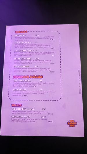 Burgers and wraps at The Saucy Cow in Dublin