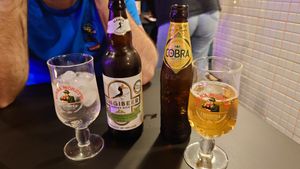 🍻 beers!!! Both spectacular!!! at The Saucy Cow in Dublin