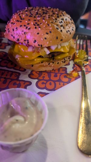 Double cheeze at The Saucy Cow in Dublin