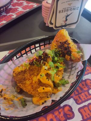 Hash browns at The Saucy Cow in Dublin