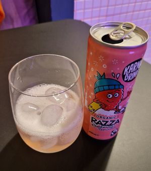 Raspberry lemonade at The Saucy Cow in Dublin