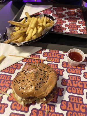 Classic Burger & Fries   at The Saucy Cow in Dublin