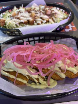 The vegan avocado hashbrowns  at The Saucy Cow in Dublin