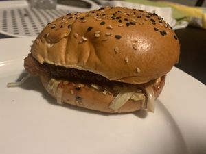 Space cowboy burger   at The Saucy Cow in Dublin