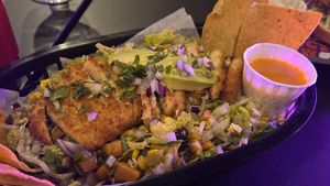 Southwest salad at The Saucy Cow in Dublin