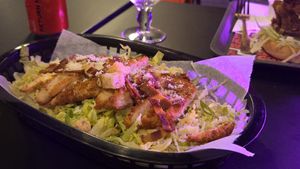 Caesar salad (sauce on side) at The Saucy Cow in Dublin