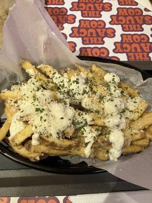 Parmesan friesd  at The Saucy Cow in Dublin