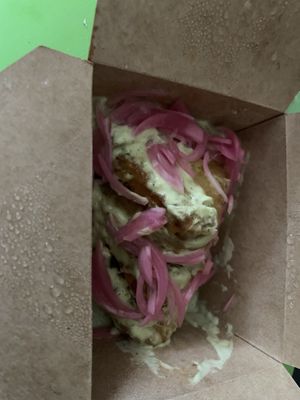 Avocado Crema Hashbrowns  at The Saucy Cow in Dublin