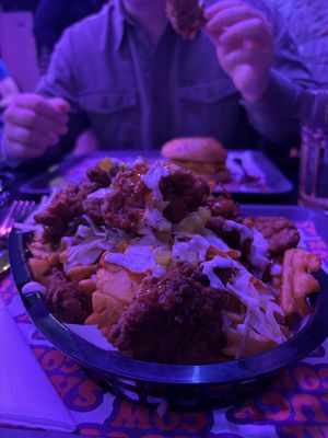 Happy Papi fries - you get loads and it is super tasty!   at The Saucy Cow in Dublin