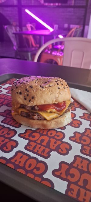 Dzouble cheeze at The Saucy Cow in Dublin