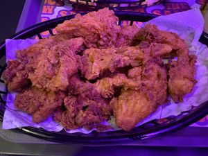 Oyster mushrooms  at The Saucy Cow in Dublin