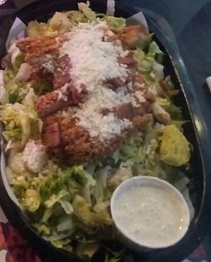 Caesar's salad at The Saucy Cow in Dublin