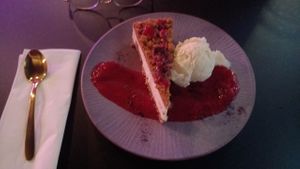 Cheesecake at The Saucy Cow in Dublin