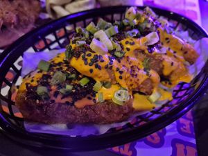 Hash browns at The Saucy Cow in Dublin