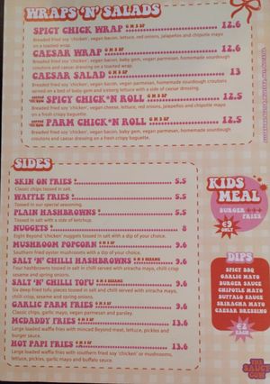 Festive menu 2025 at The Saucy Cow in Dublin