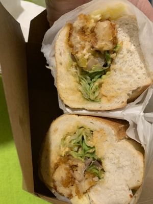 Spicy chicken roll  at The Saucy Cow in Dublin