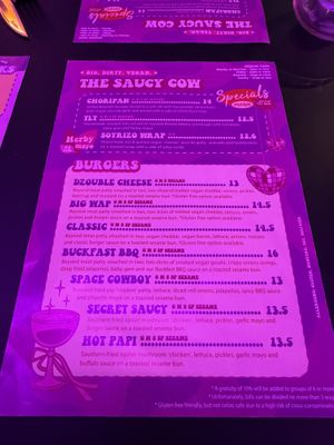   at The Saucy Cow in Dublin