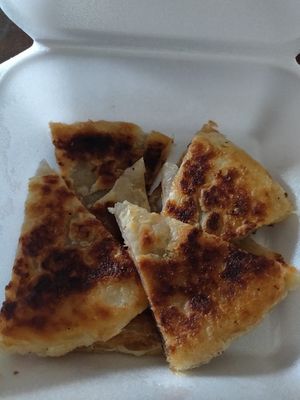 Taro pancakes at Chopsticks Cuisine in Seattle