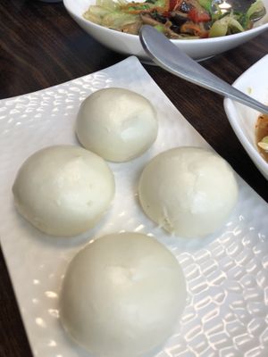 Red bean buns, so light and fresh    at Chopsticks Cuisine in Seattle