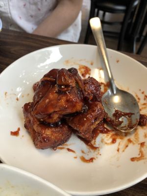 General Tso’s tofu, amazing  at Chopsticks Cuisine in Seattle