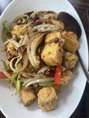 Mongolian tofu  at Chopsticks Cuisine in Seattle
