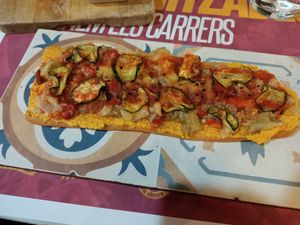 Coca vegana at Can Capablanca in Sabadell