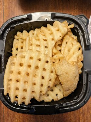 Waffle fries at Hot Chicken Takeover in Columbus