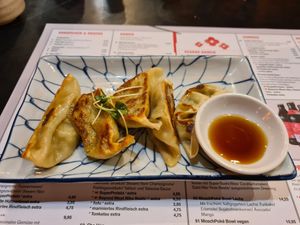 Vegan gyozas at MoschMosch - Europa-Allee in Frankfurt