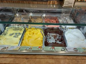 Vegan ice creams at Venchi in Florence