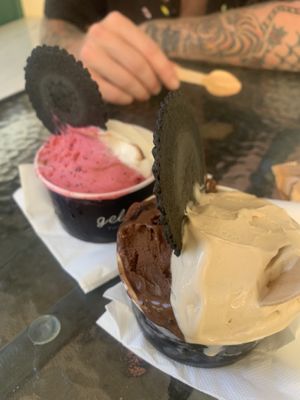   at Gelatiamo in Rhodes