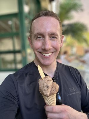   at Gelatiamo in Rhodes