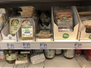 Tofu and other veg protein   at dm in Freising